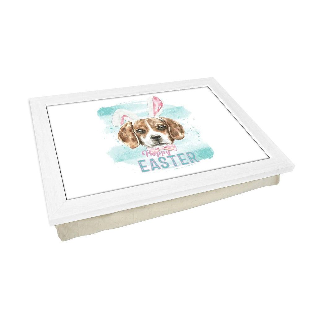 Happy Easter Pup Lap Tray - L604 Personalised Lap Trays