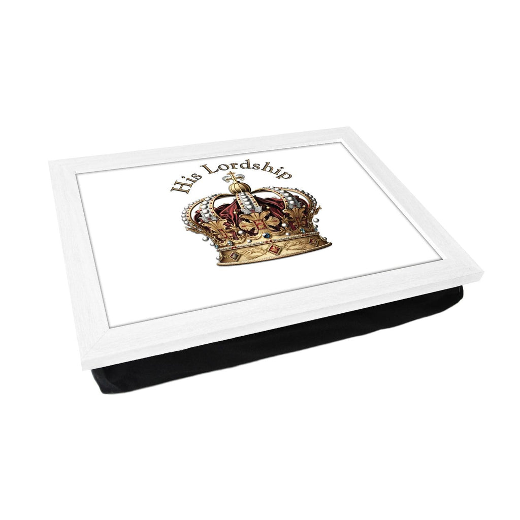 His Lordship Crown Lap Tray - L626 - Cushioned Lap Trays by Yoosh