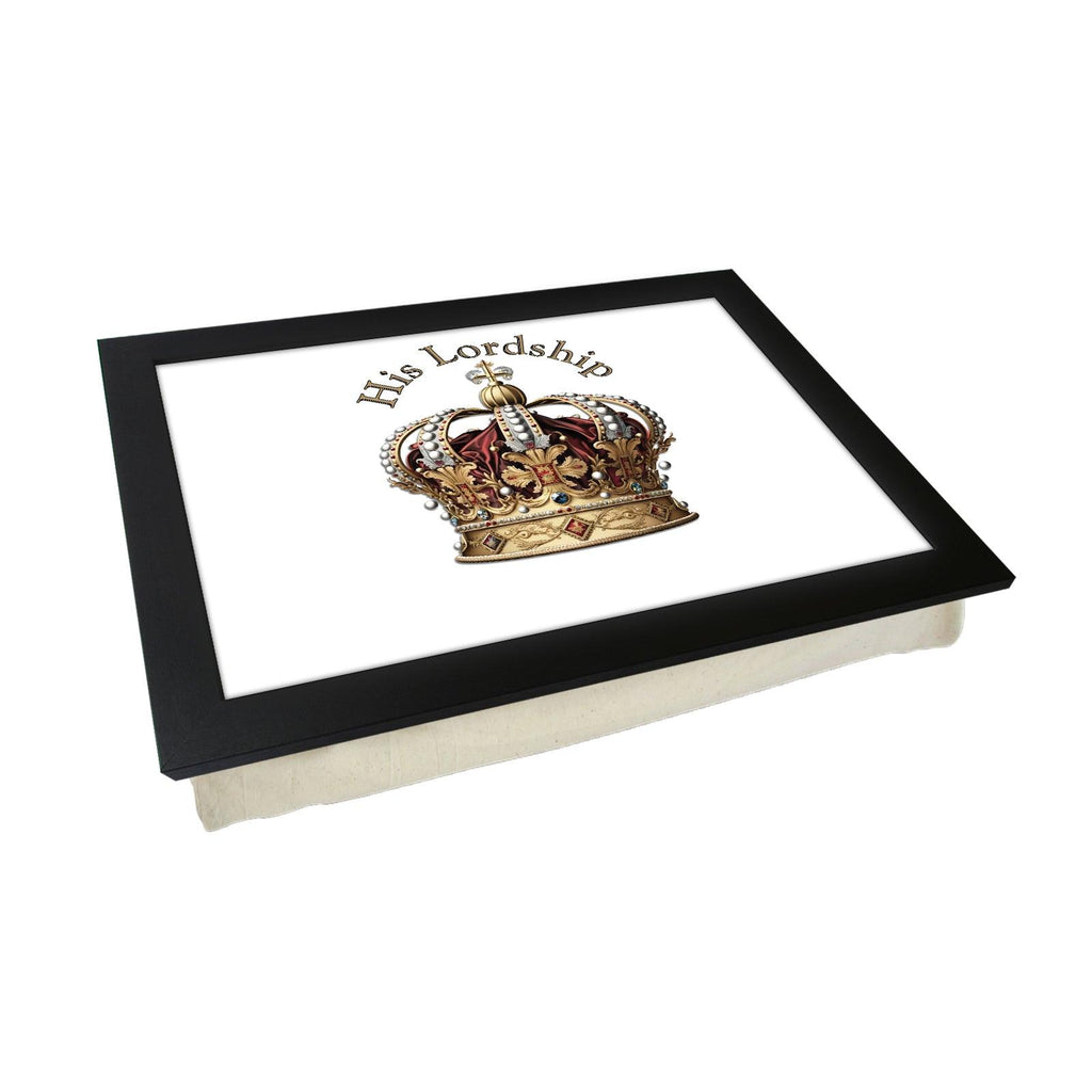 His Lordship Crown Lap Tray - L626 - Cushioned Lap Trays by Yoosh