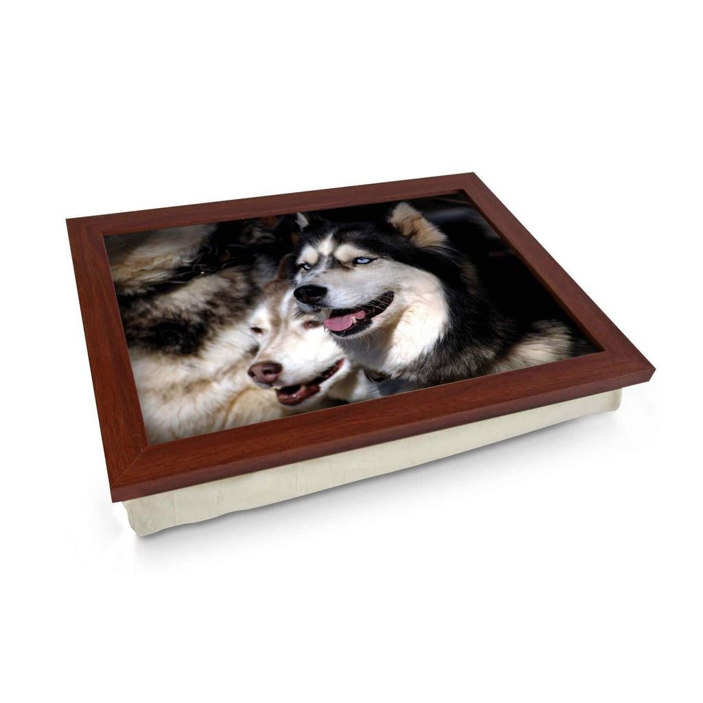 Husky Dogs Lap Tray - L0090 Personalised Lap Trays