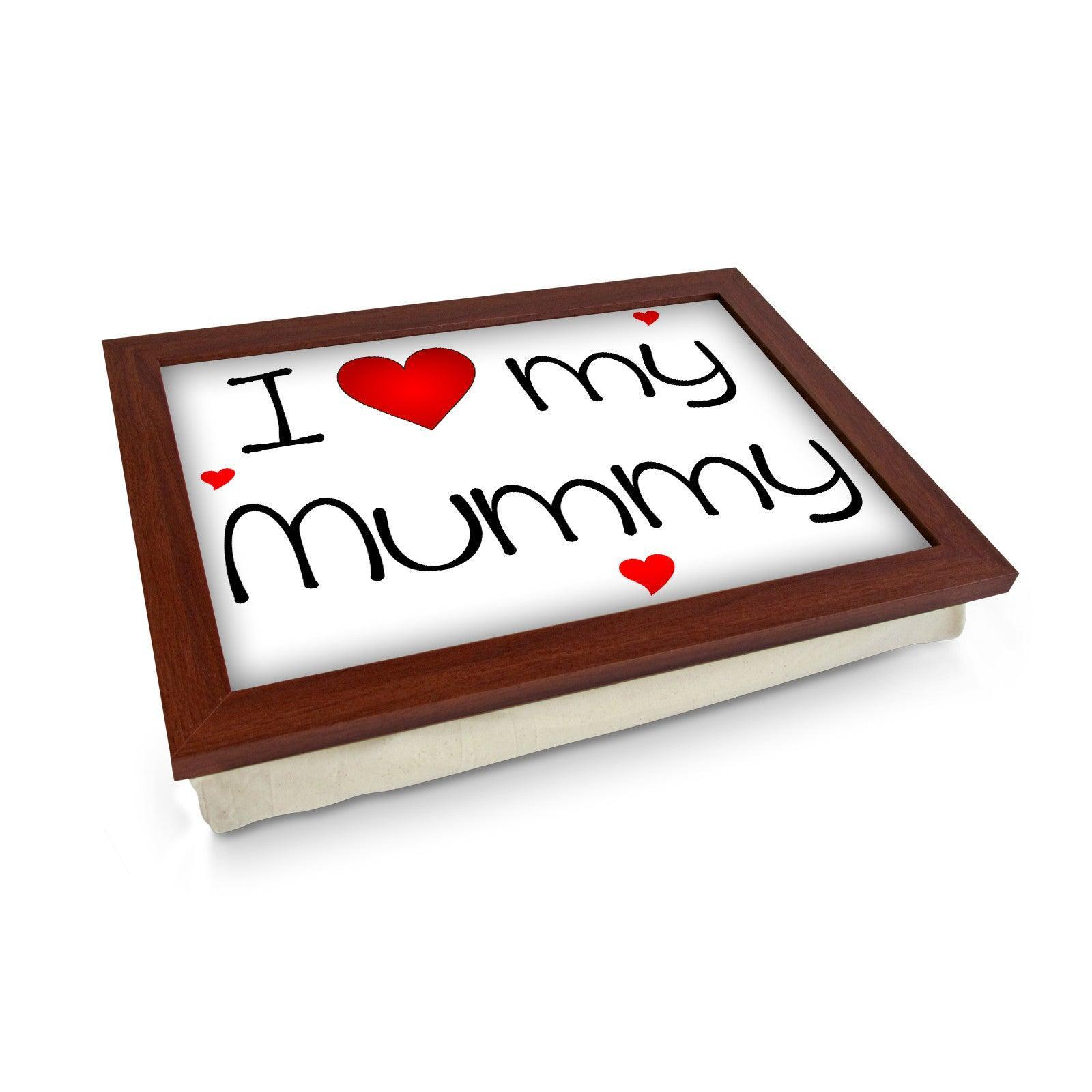 I Heart My Mummy Lap Tray - L0448 Personalised Lap Trays