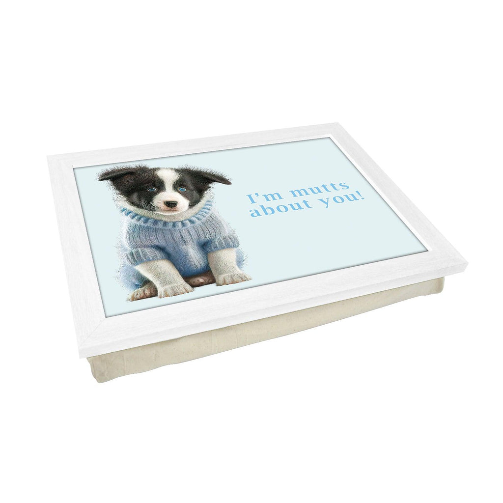 I'm Mutts About You Lap Tray - L1102 - Cushioned Lap Trays by Yoosh