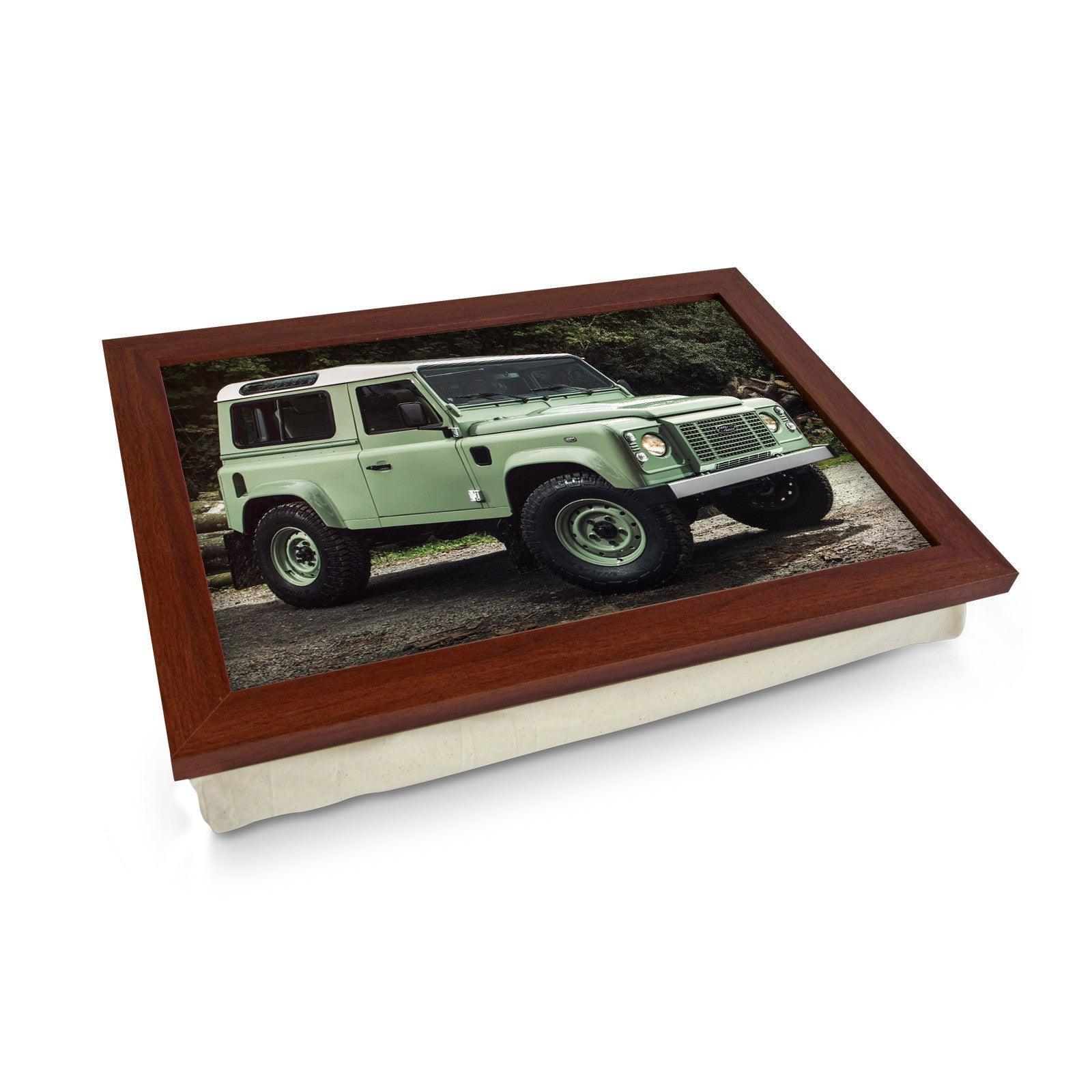 Land Rover Defender Green Lap Tray - L0578 Personalised Lap Trays