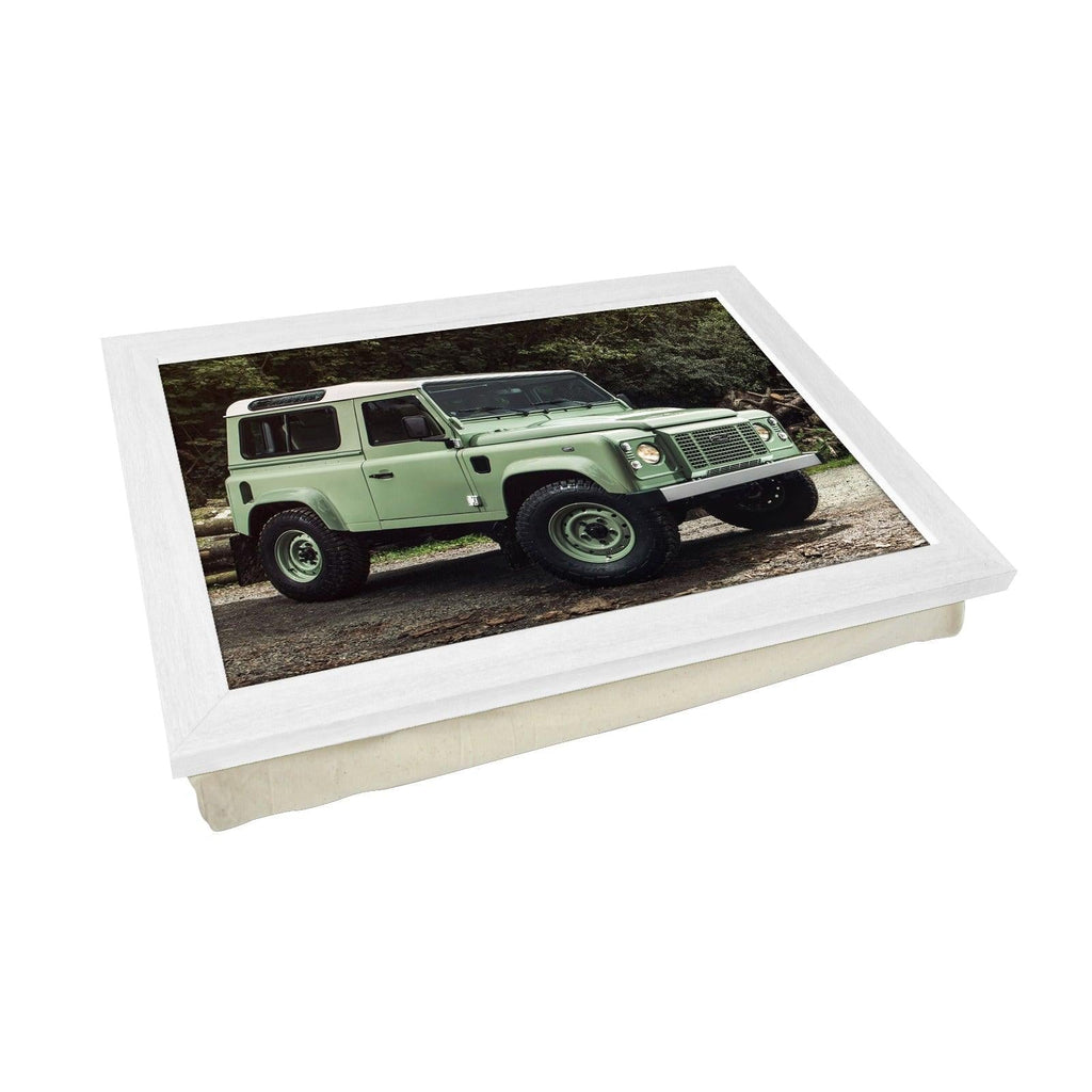 Land Rover Defender Green Lap Tray - L0578 Personalised Lap Trays