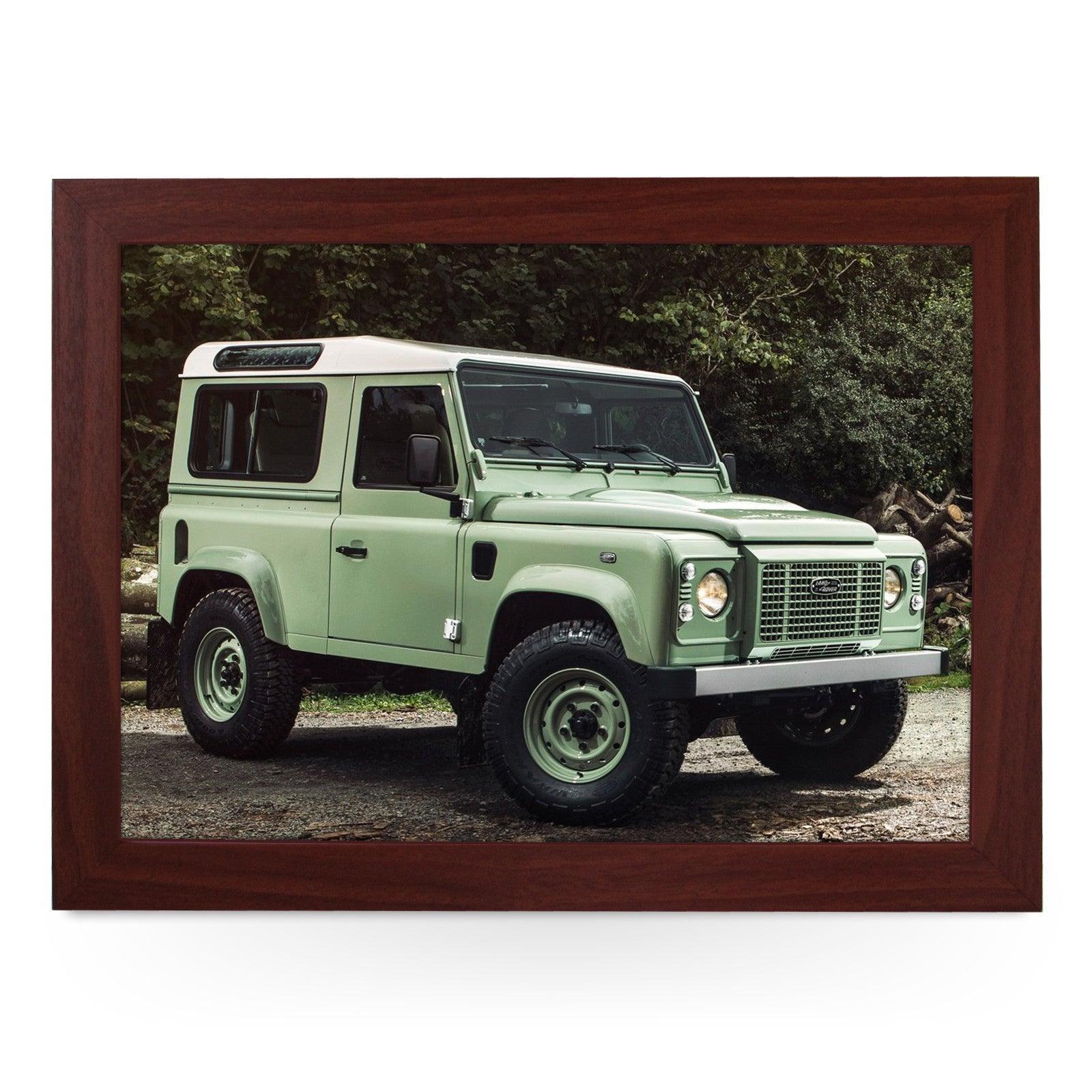 Land Rover Defender Green Lap Tray - L0578 Personalised Lap Trays