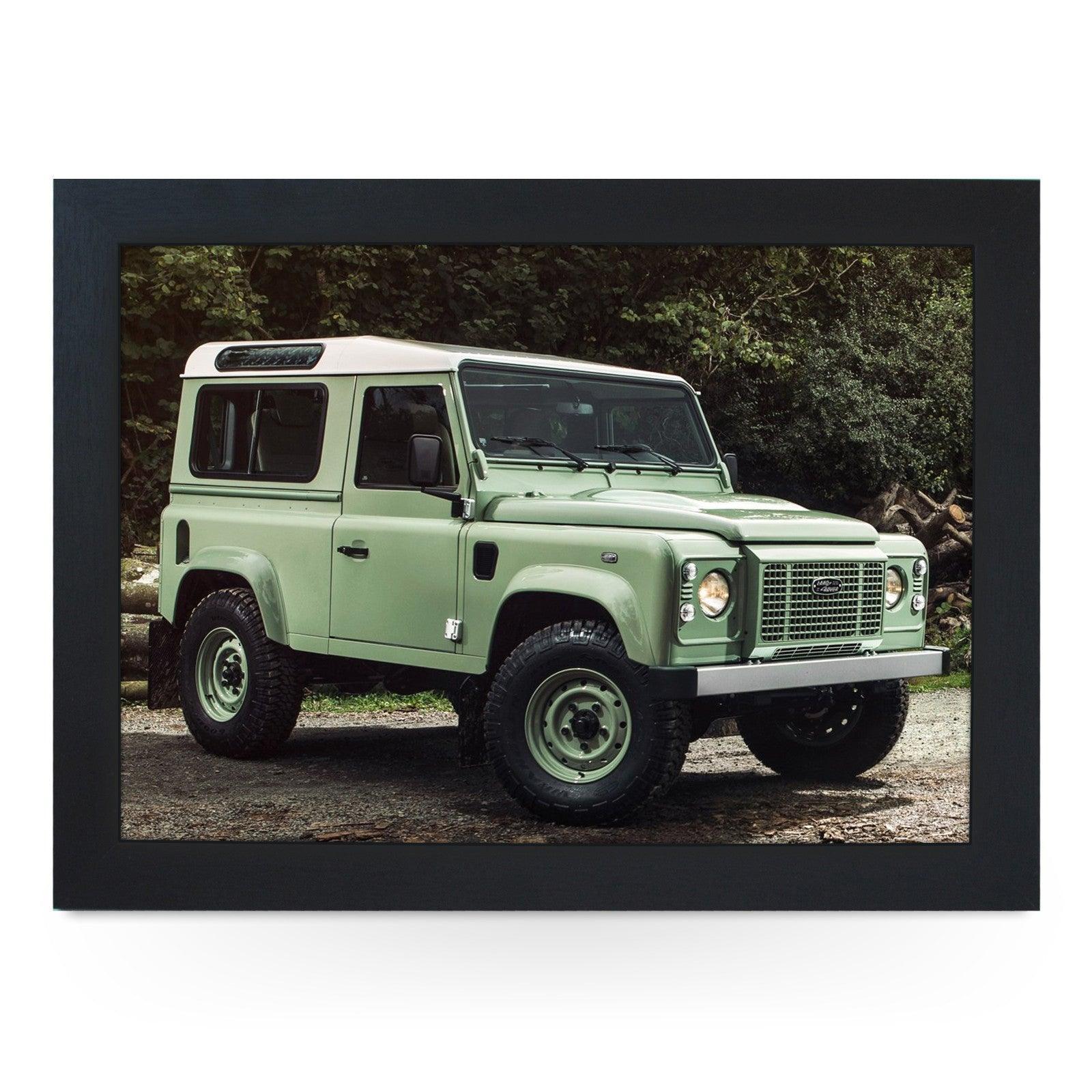 Land Rover Defender Green Lap Tray - L0578 Personalised Lap Trays