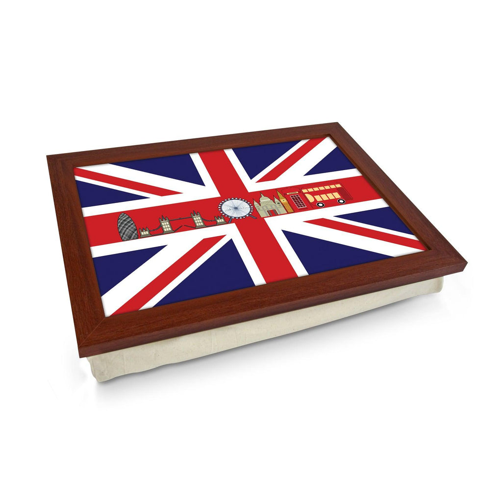 London On The Flag Lap Tray - L961 Personalised Lap Trays