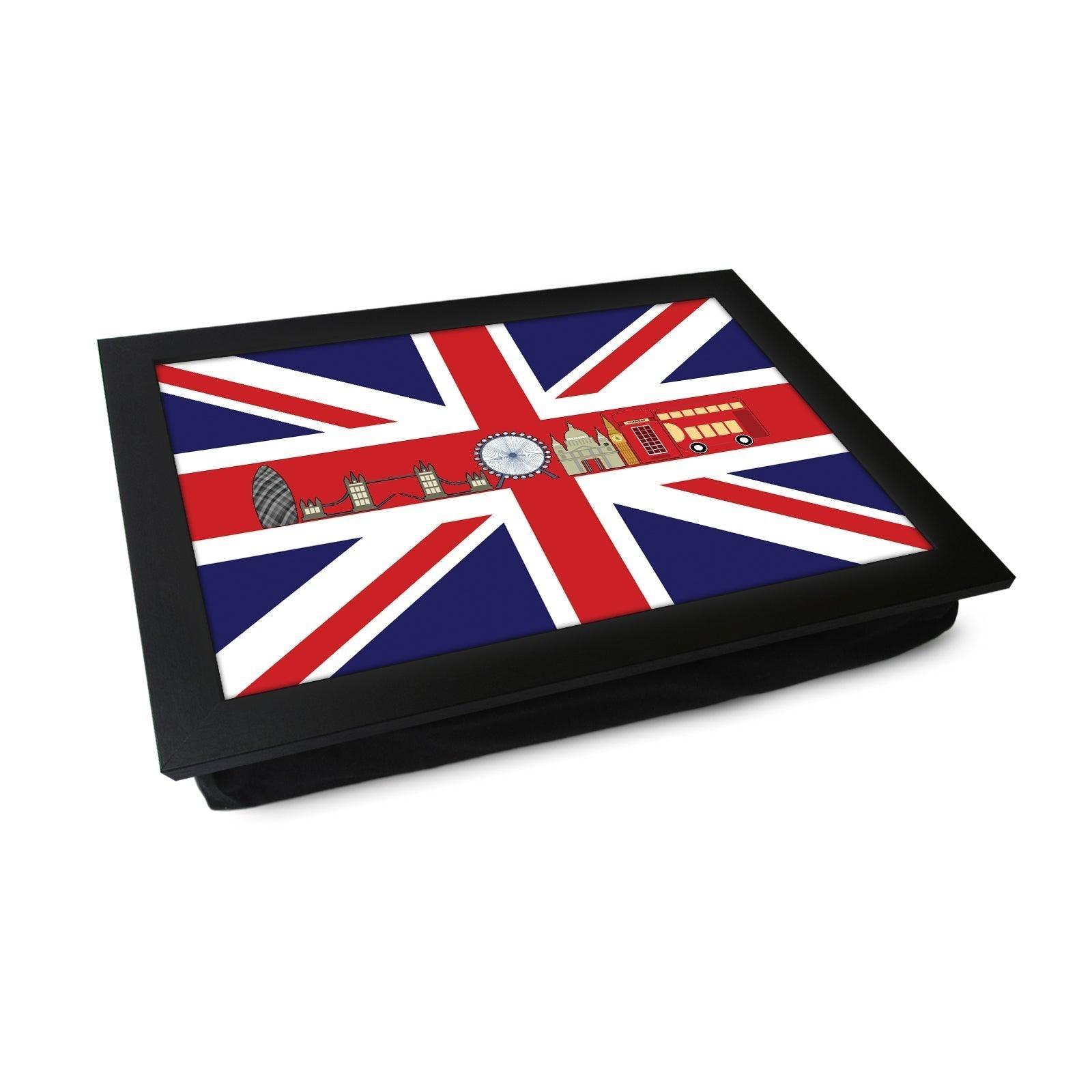 London On The Flag Lap Tray - L961 Personalised Lap Trays