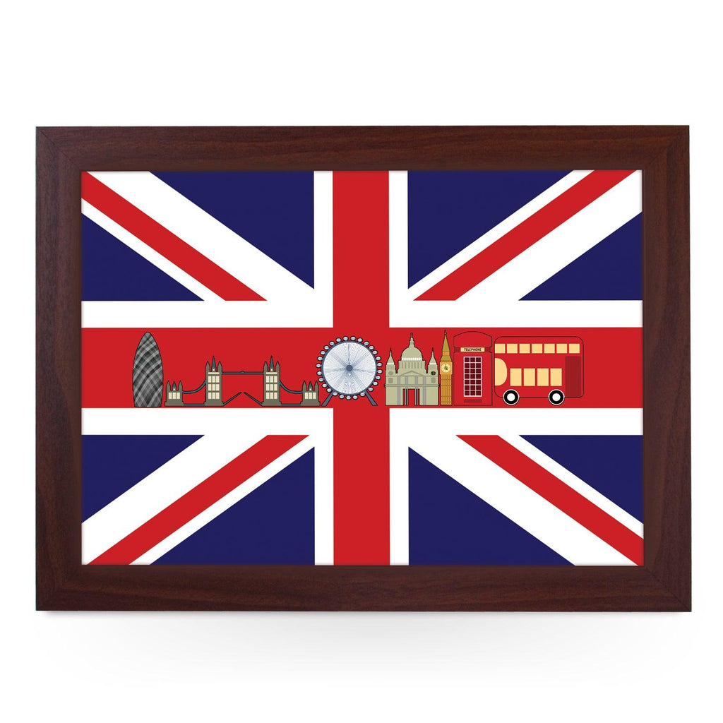 London On The Flag Lap Tray - L961 Personalised Lap Trays