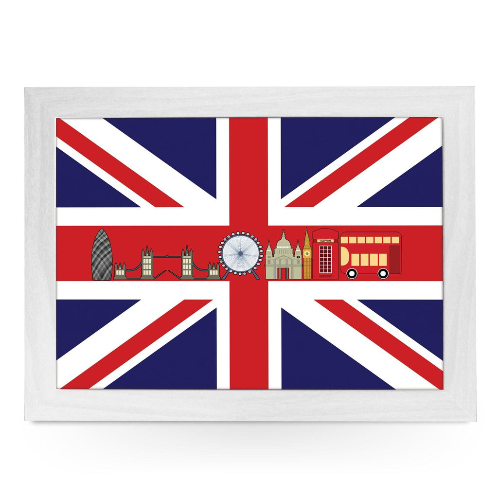 London On The Flag Lap Tray - L961 Personalised Lap Trays