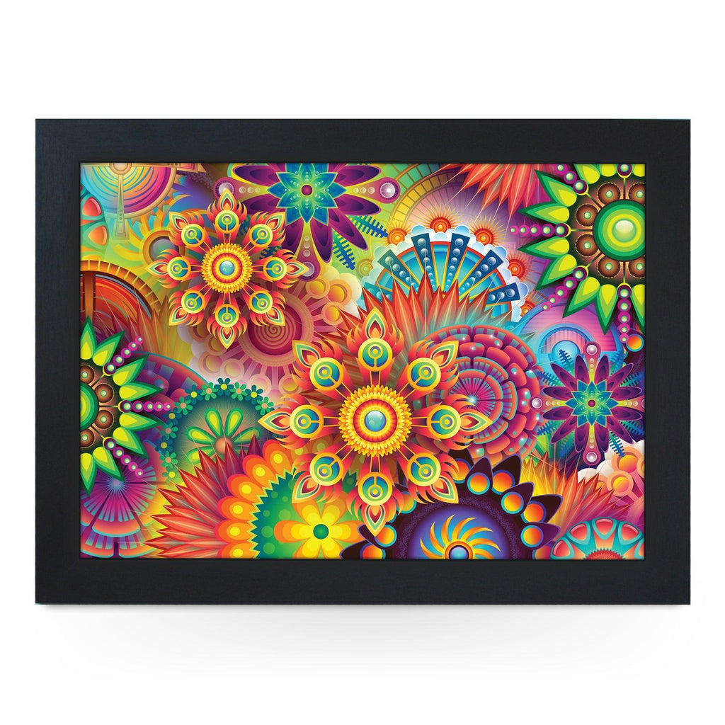 Mandala Patterns Lap Tray L1074 - Cushioned Lap Trays by Yoosh