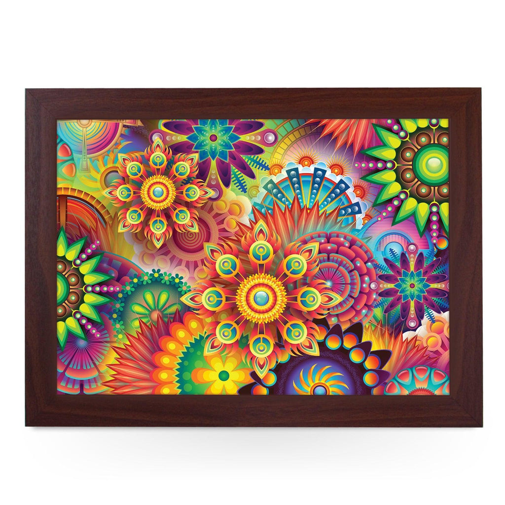 Mandala Patterns Lap Tray L1074 - Cushioned Lap Trays by Yoosh