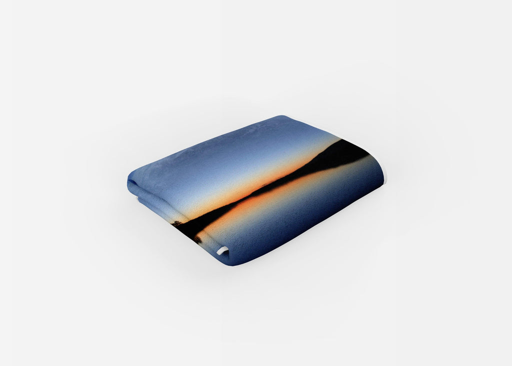 Moon And Lake - Beach Towel Cushioned Lap Trays by Yoosh