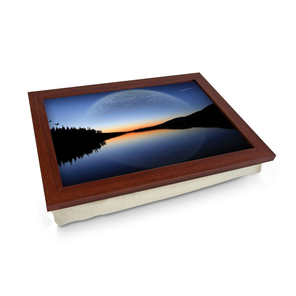 Moon And Lake Lap Tray - L0375 Personalised Lap Trays