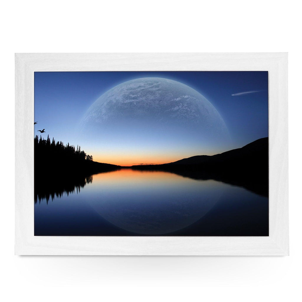 Moon And Lake Lap Tray - L0375 Personalised Lap Trays