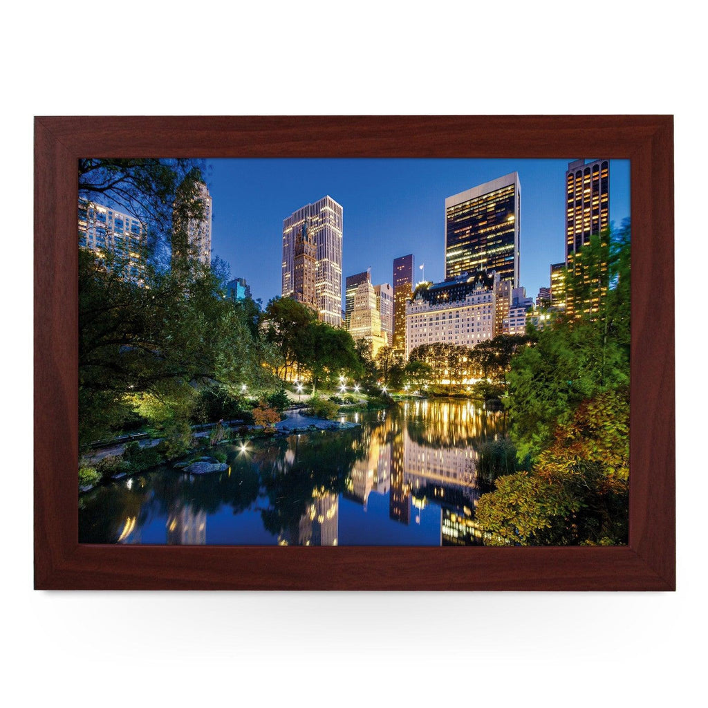 New York Central Park At Night - L0178 Personalised Lap Trays