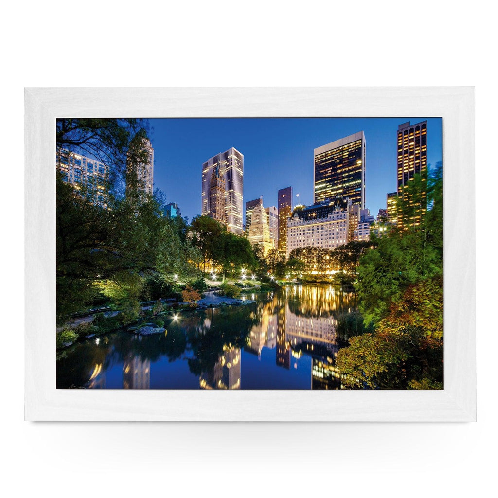 New York Central Park At Night - L0178 Personalised Lap Trays