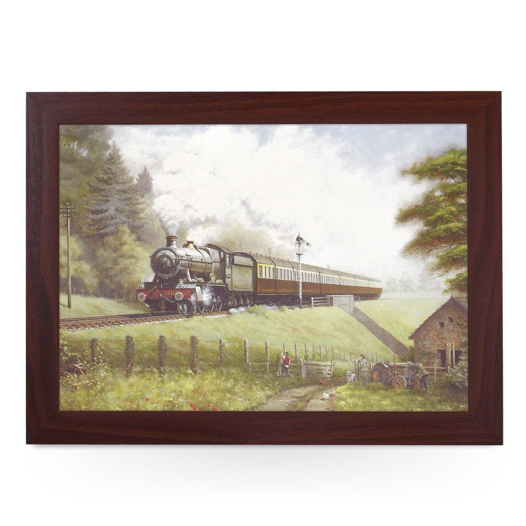 Old Acquaintances GWR Hall Class 5946 Marwell Hall Steam Train Lap Tray - L0901 Personalised Lap Trays