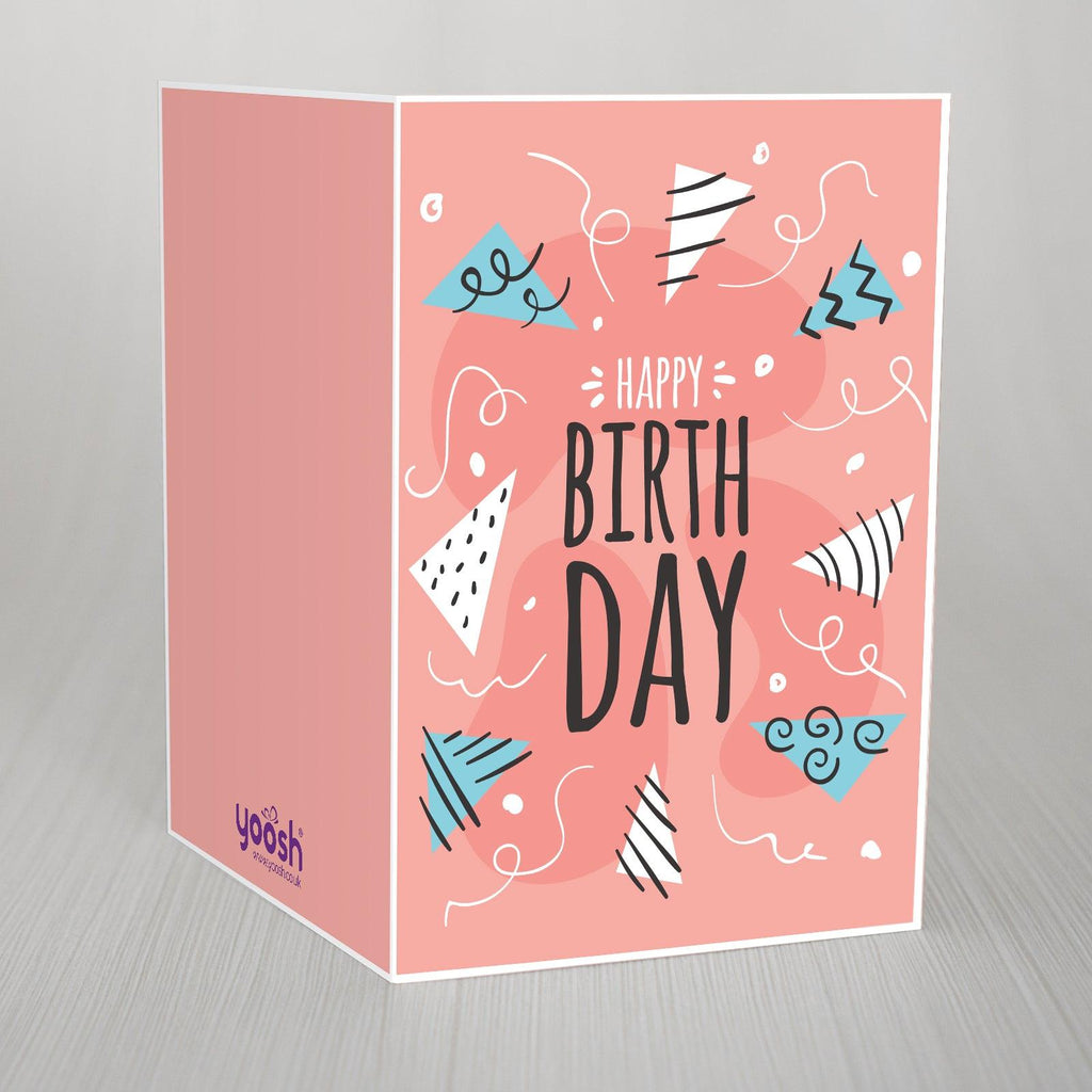 Party Hats Birthday A5 Card "Happy Birth Day" Yoosh
