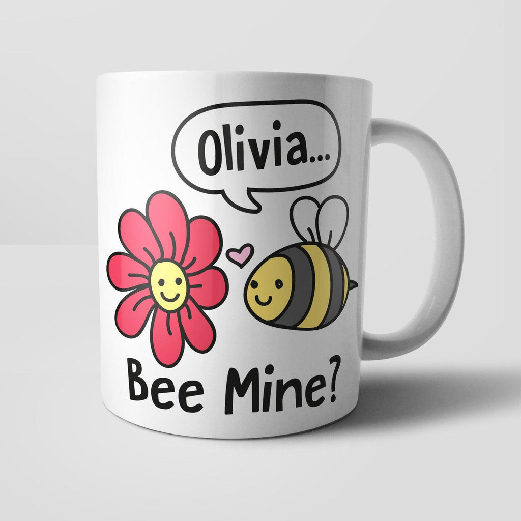 Personalised Bee Mine Mug - M031 Yoosh