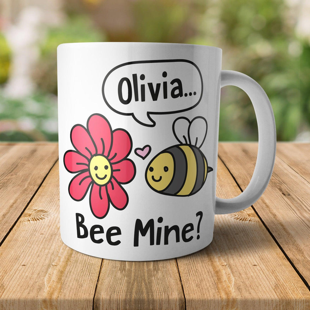 Personalised Bee Mine Mug - M031 Yoosh