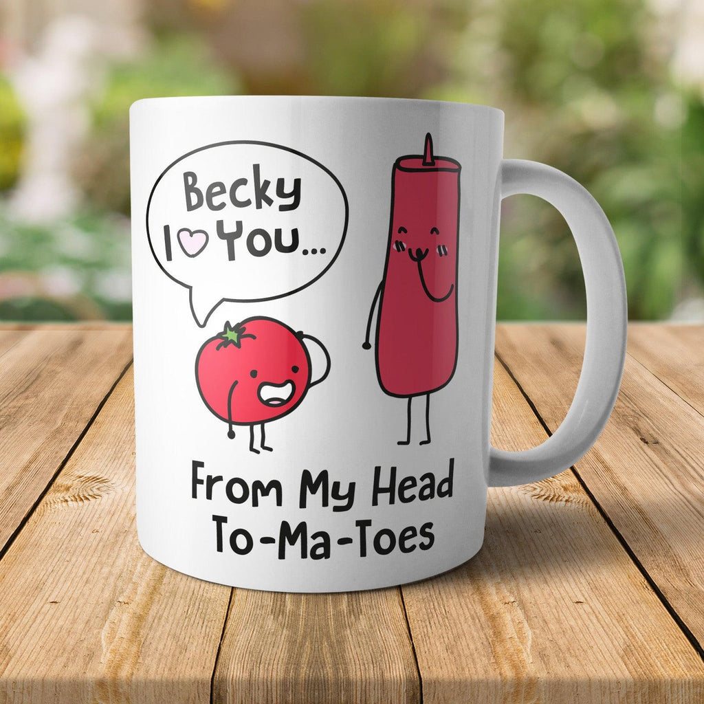 Personalised Love Tomatoes Mug - M033 Yoosh