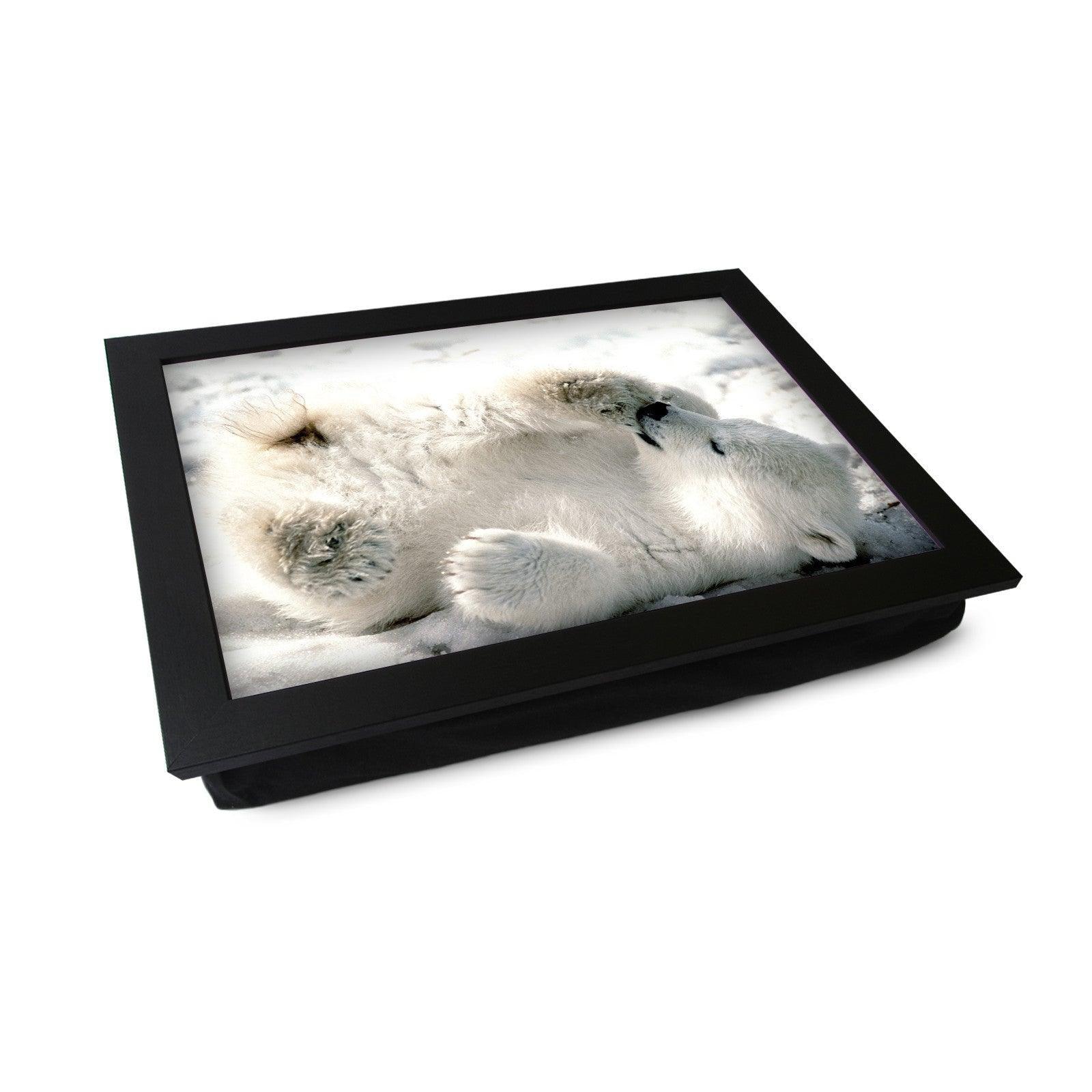 Polar Bear Cub Lap Tray - L0384 Personalised Lap Trays