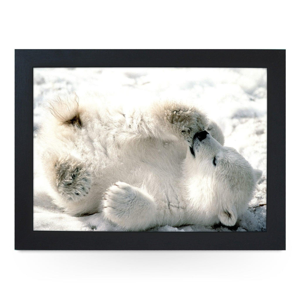 Polar Bear Cub Lap Tray - L0384 Personalised Lap Trays
