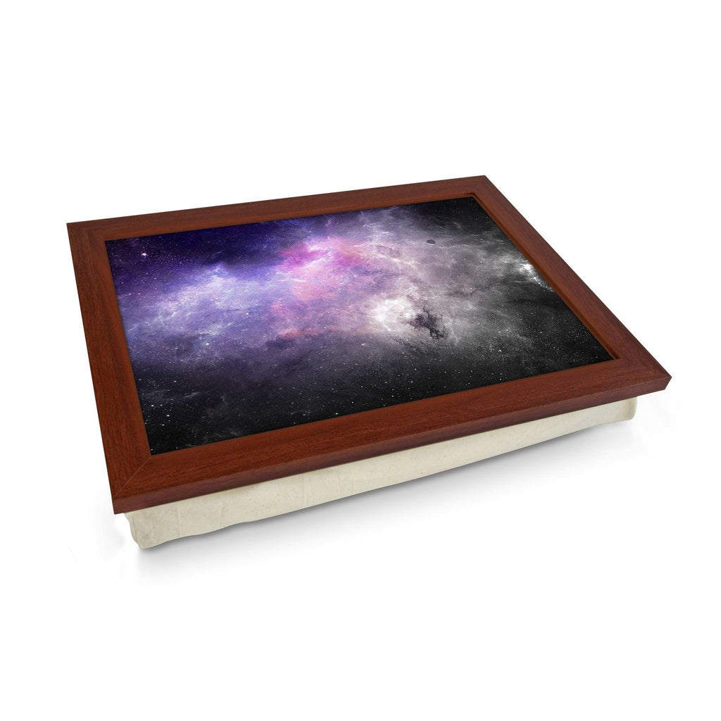 Purple Galaxy Lap Tray - L1018 - Cushioned Lap Trays by Yoosh