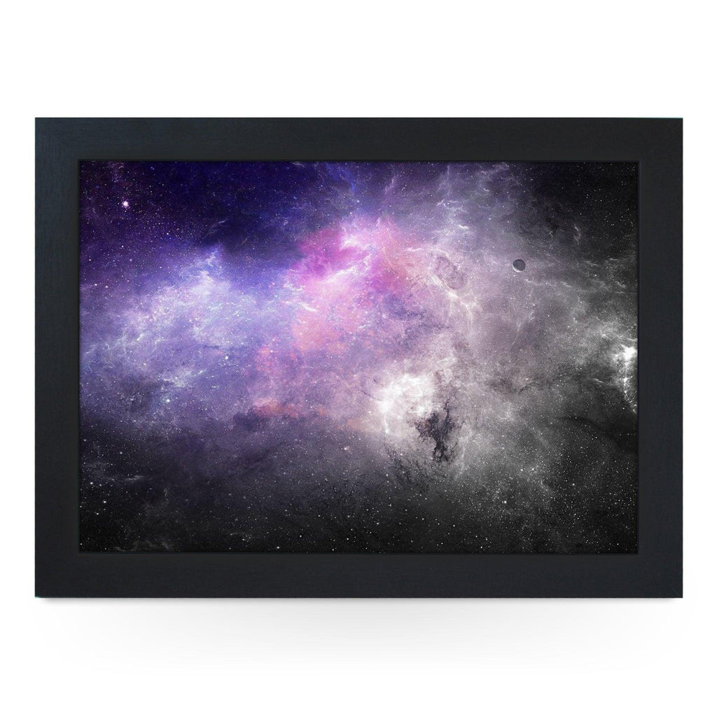 Purple Galaxy Lap Tray - L1018 - Cushioned Lap Trays by Yoosh