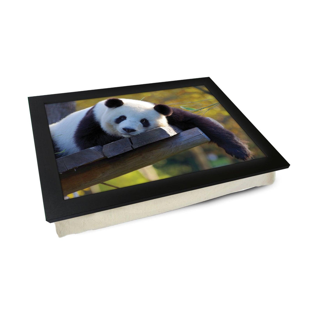 Resting Panda Lap Tray - L1185 - Cushioned Lap Trays by Yoosh