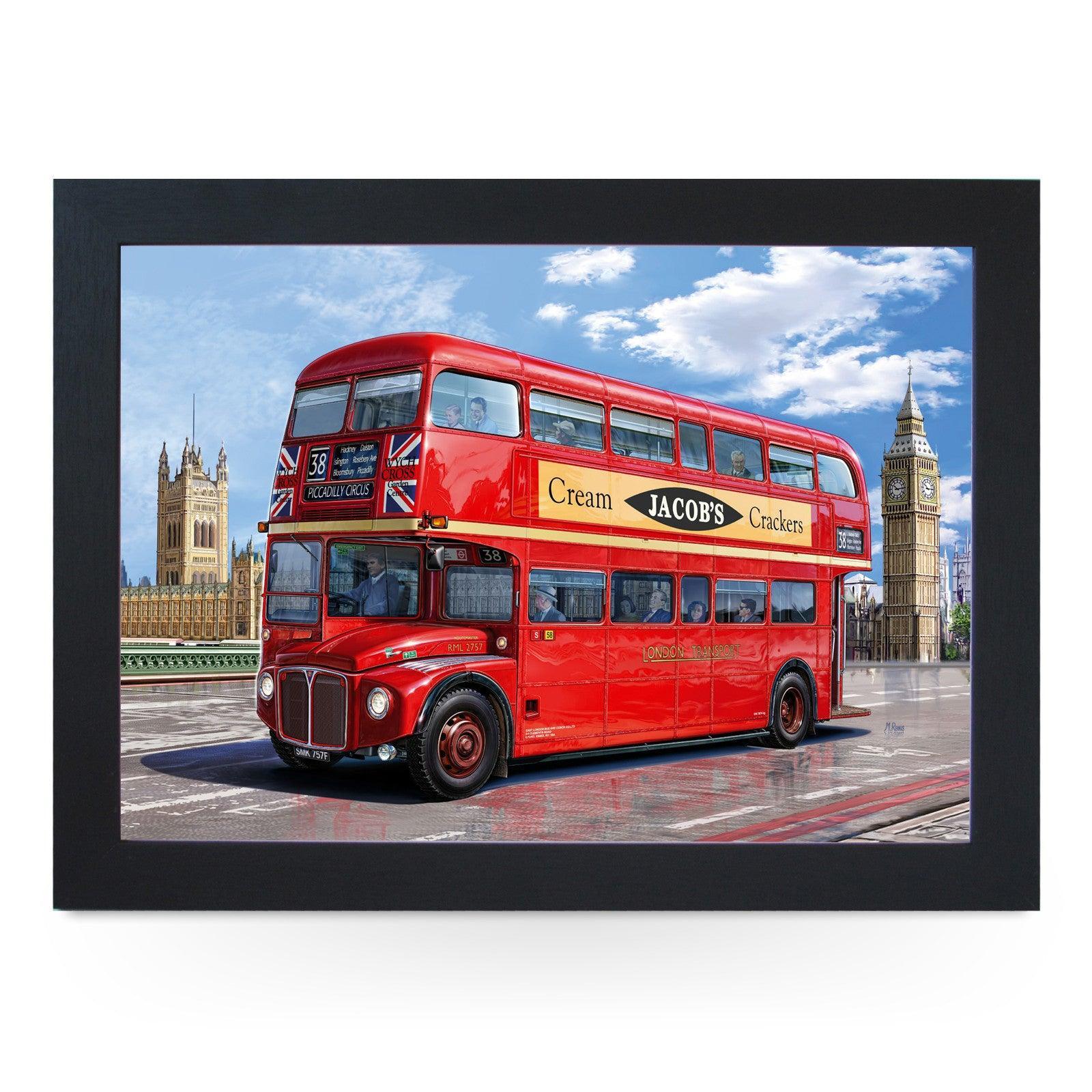 Routemaster London Bus Painting Lap Tray - L0734 Personalised Lap Trays