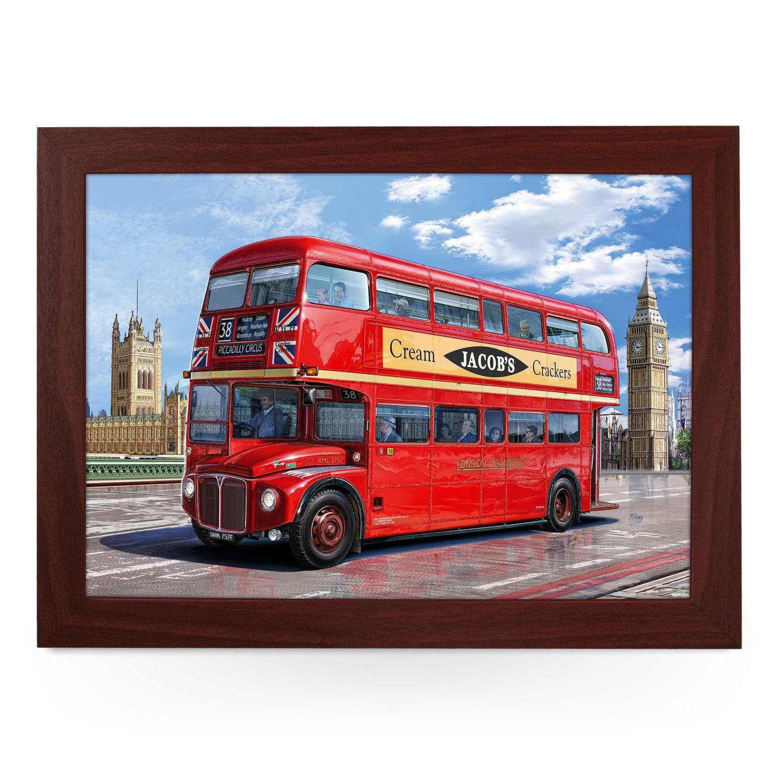 Routemaster London Bus Painting Lap Tray - L0734 Personalised Lap Trays