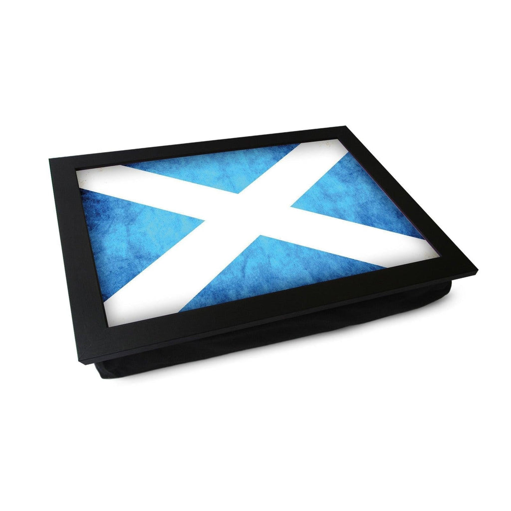 Scottish Flag Grunge Lap Tray - L0239 Personalised Lap Trays