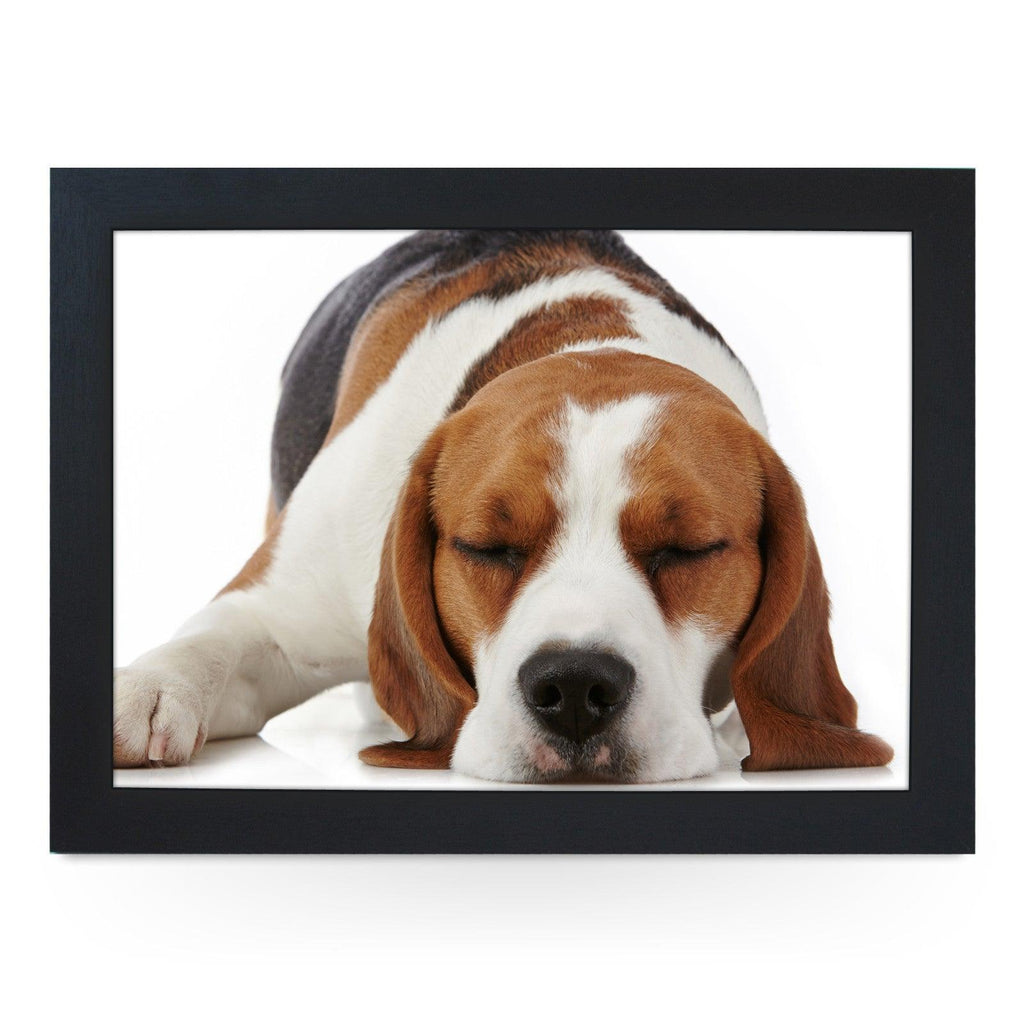Sleeping Beagle Lap Tray - L0115 Personalised Lap Trays