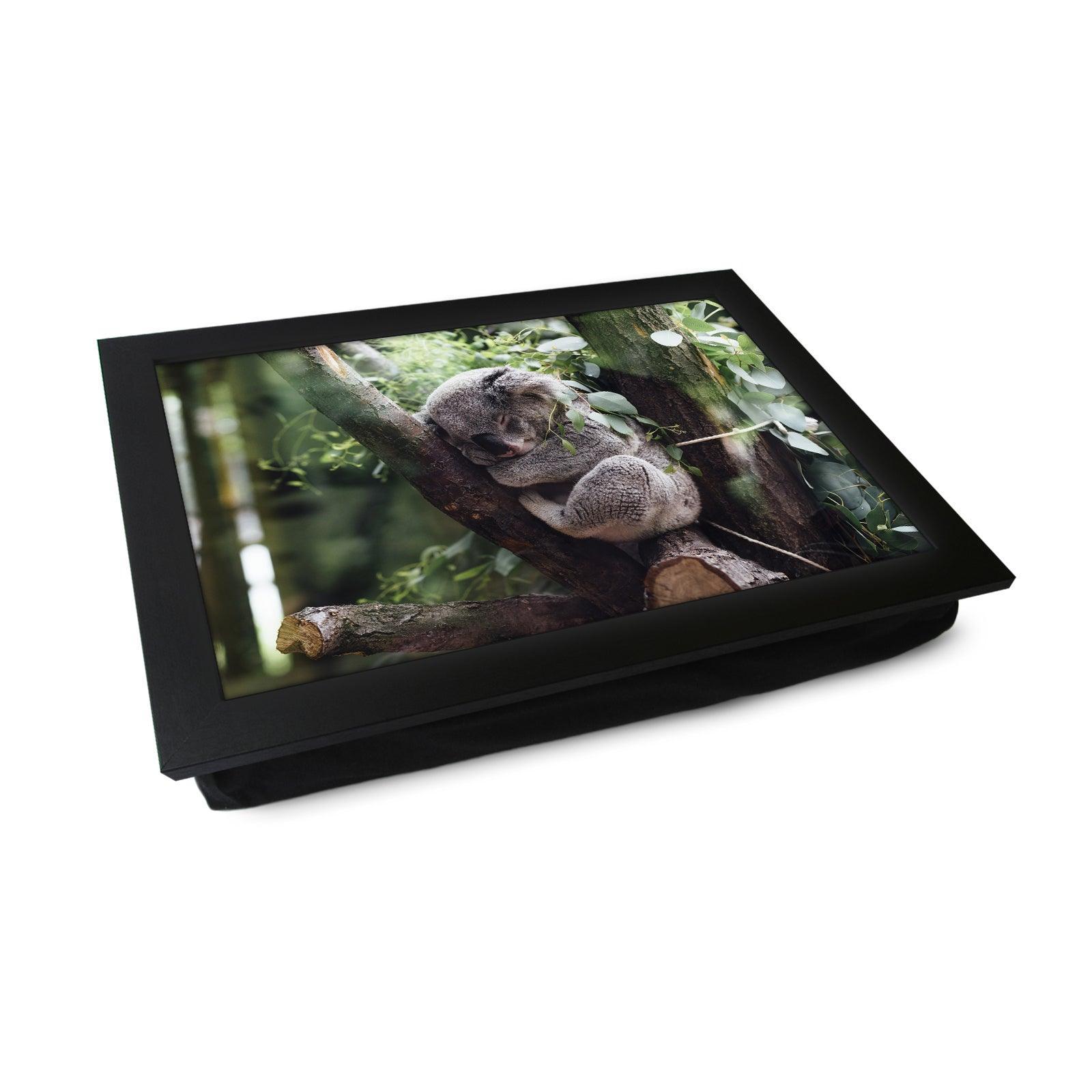 Sleeping Koala Lap Tray - L1182 - Cushioned Lap Trays by Yoosh