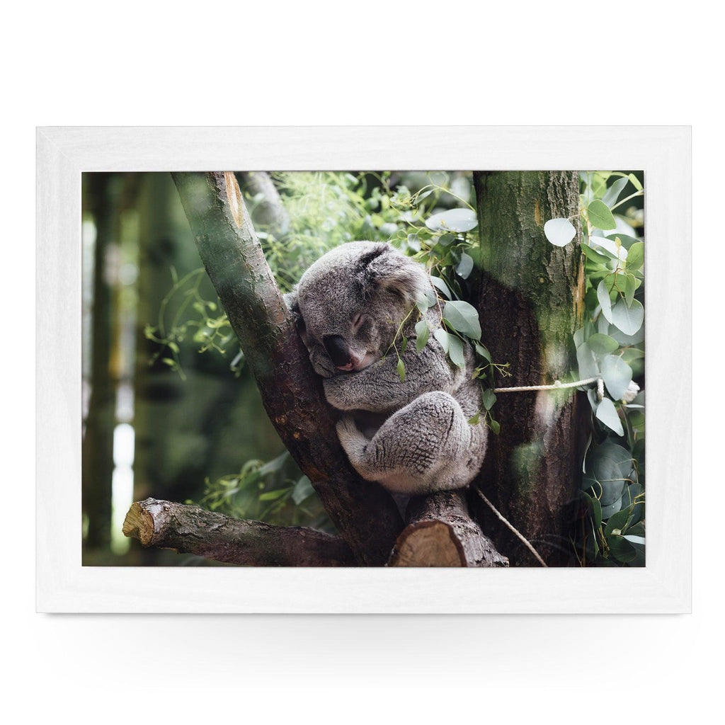 Sleeping Koala Lap Tray - L1182 - Cushioned Lap Trays by Yoosh