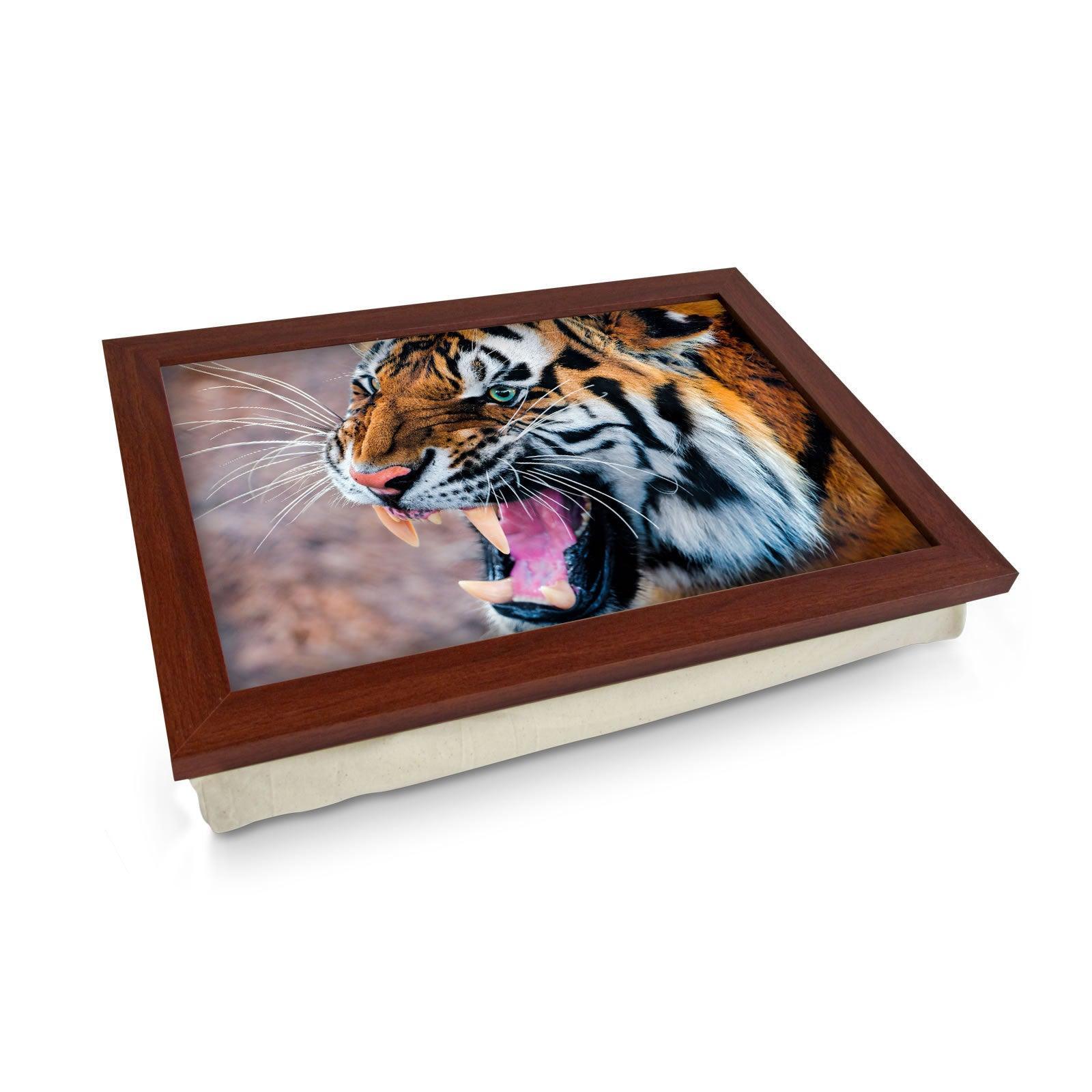 Snarling Tiger Lap Tray - L0042 Personalised Lap Trays