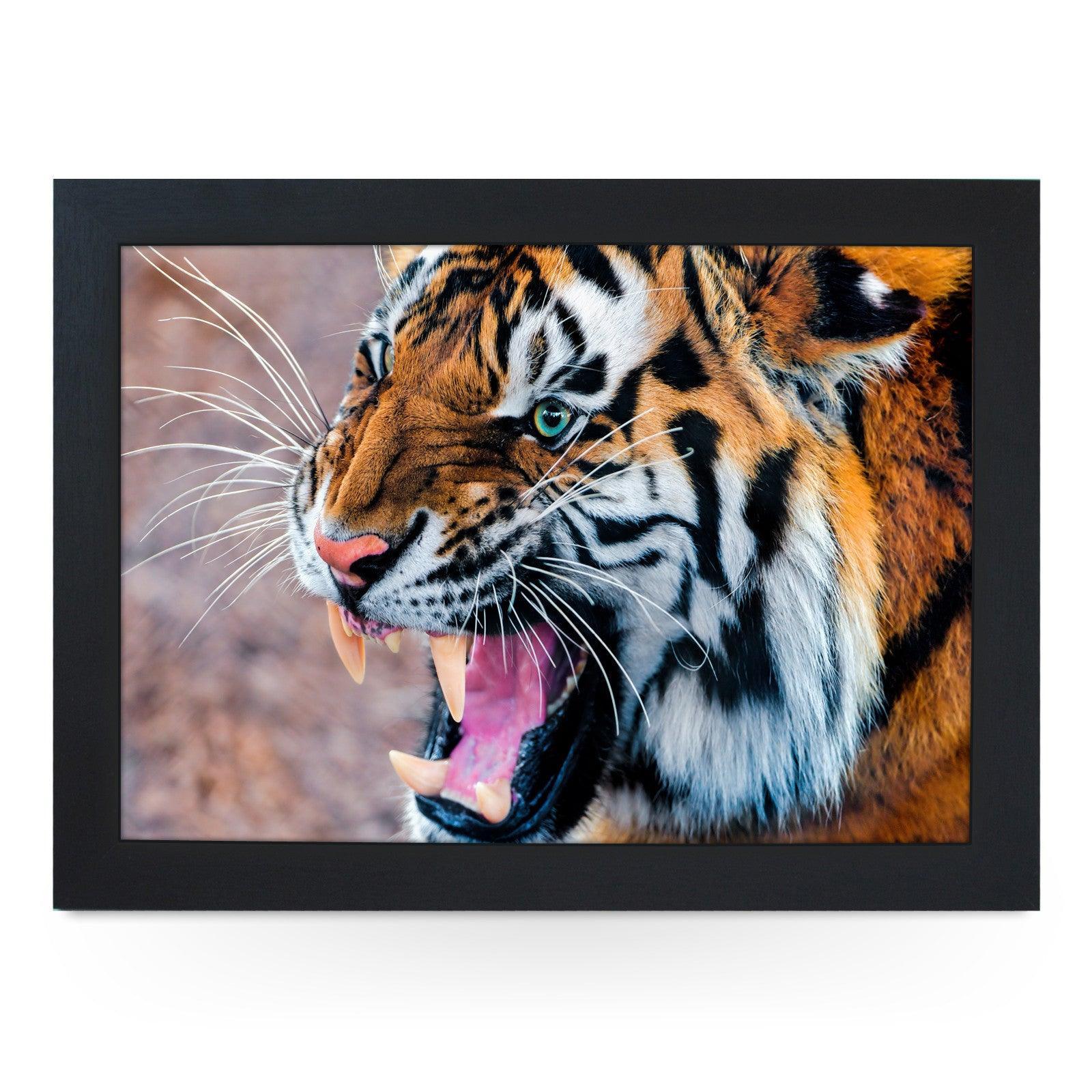 Snarling Tiger Lap Tray - L0042 Personalised Lap Trays