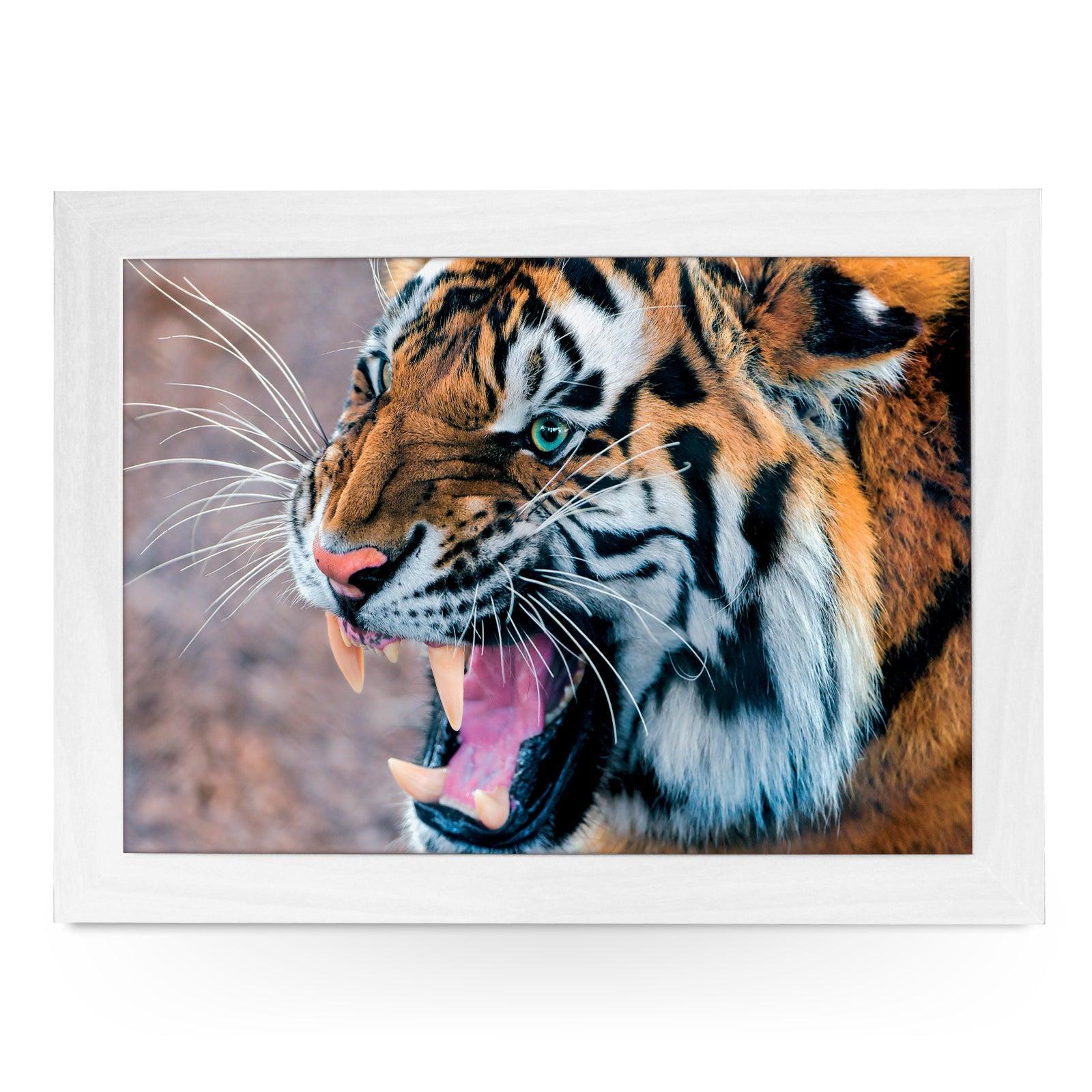 Snarling Tiger Lap Tray - L0042 Personalised Lap Trays