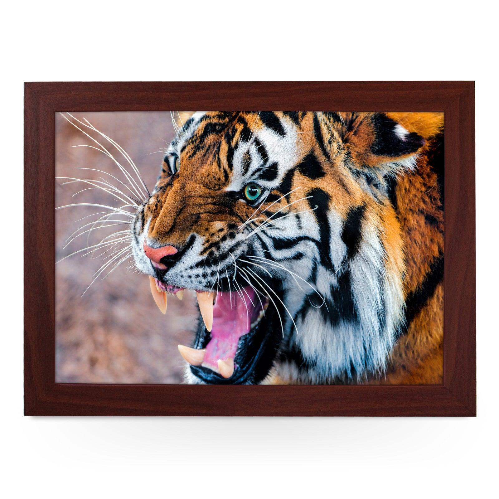 Snarling Tiger Lap Tray - L0042 Personalised Lap Trays