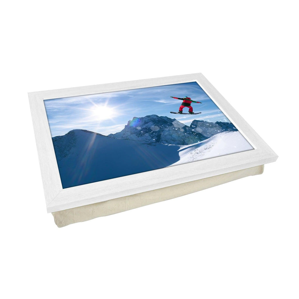 Snow Boarder Lap Tray - L0114 Personalised Lap Trays