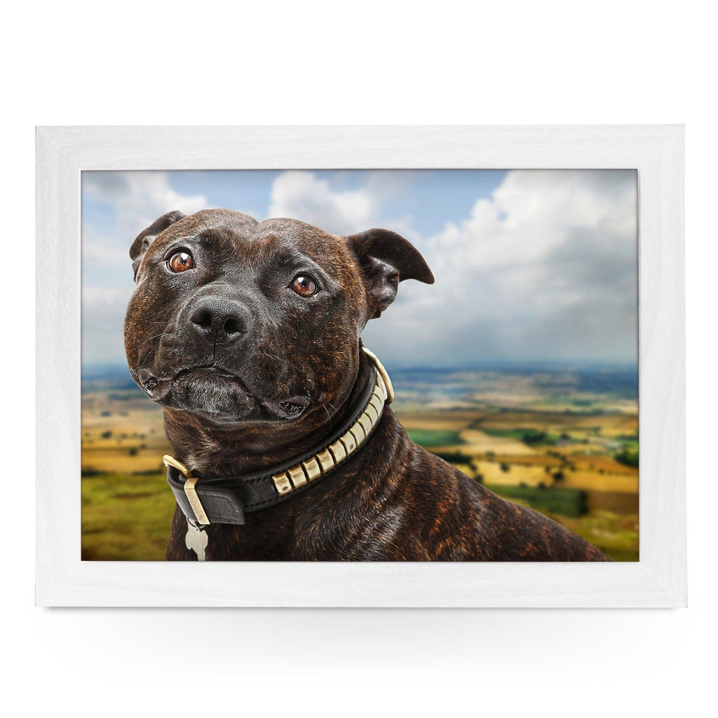 Staffordshire Bull Terrier Lap Tray - L0112 Personalised Lap Trays