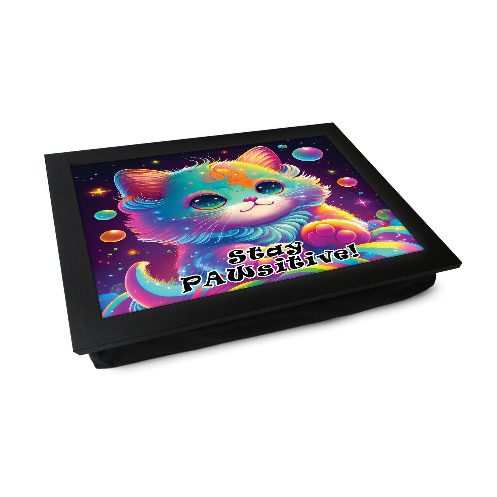 Stay PAWsitive Lap Tray - L1075 - Cushioned Lap Trays by Yoosh