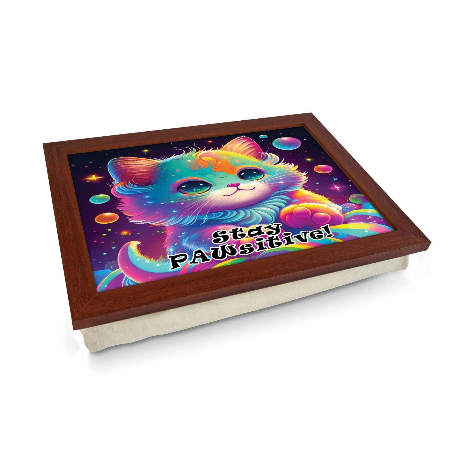 Stay PAWsitive Lap Tray - L1075 - Cushioned Lap Trays by Yoosh