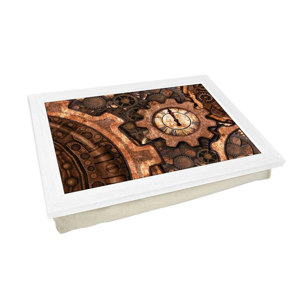 Steam Punk Clock Face L803 Personalised Lap Trays