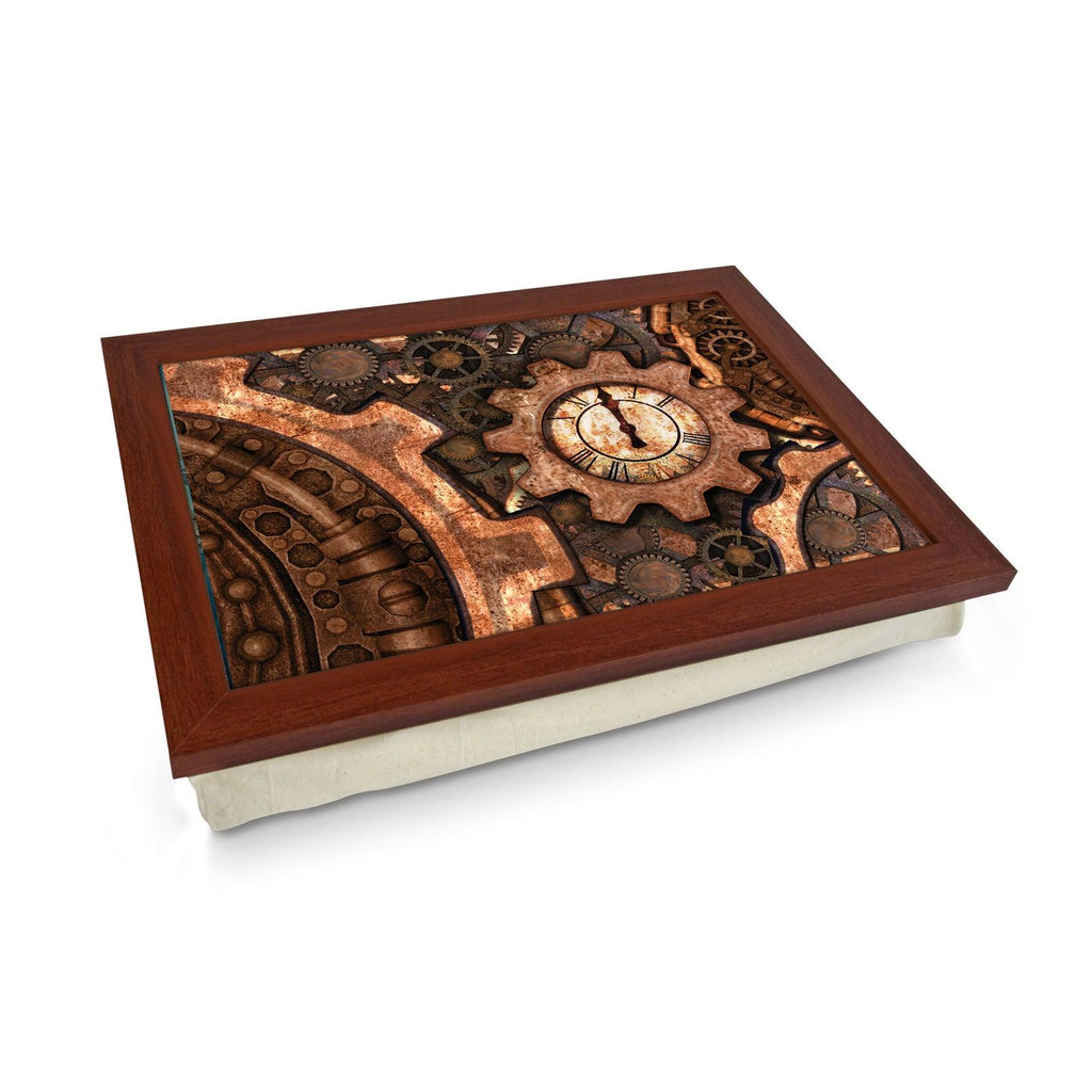 Steam Punk Clock Face L803 Personalised Lap Trays