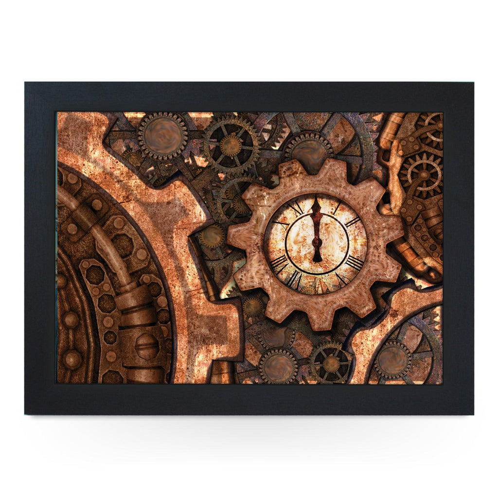 Steam Punk Clock Face L803 Personalised Lap Trays