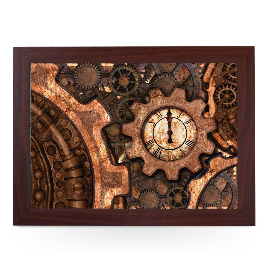 Steam Punk Clock Face L803 Personalised Lap Trays