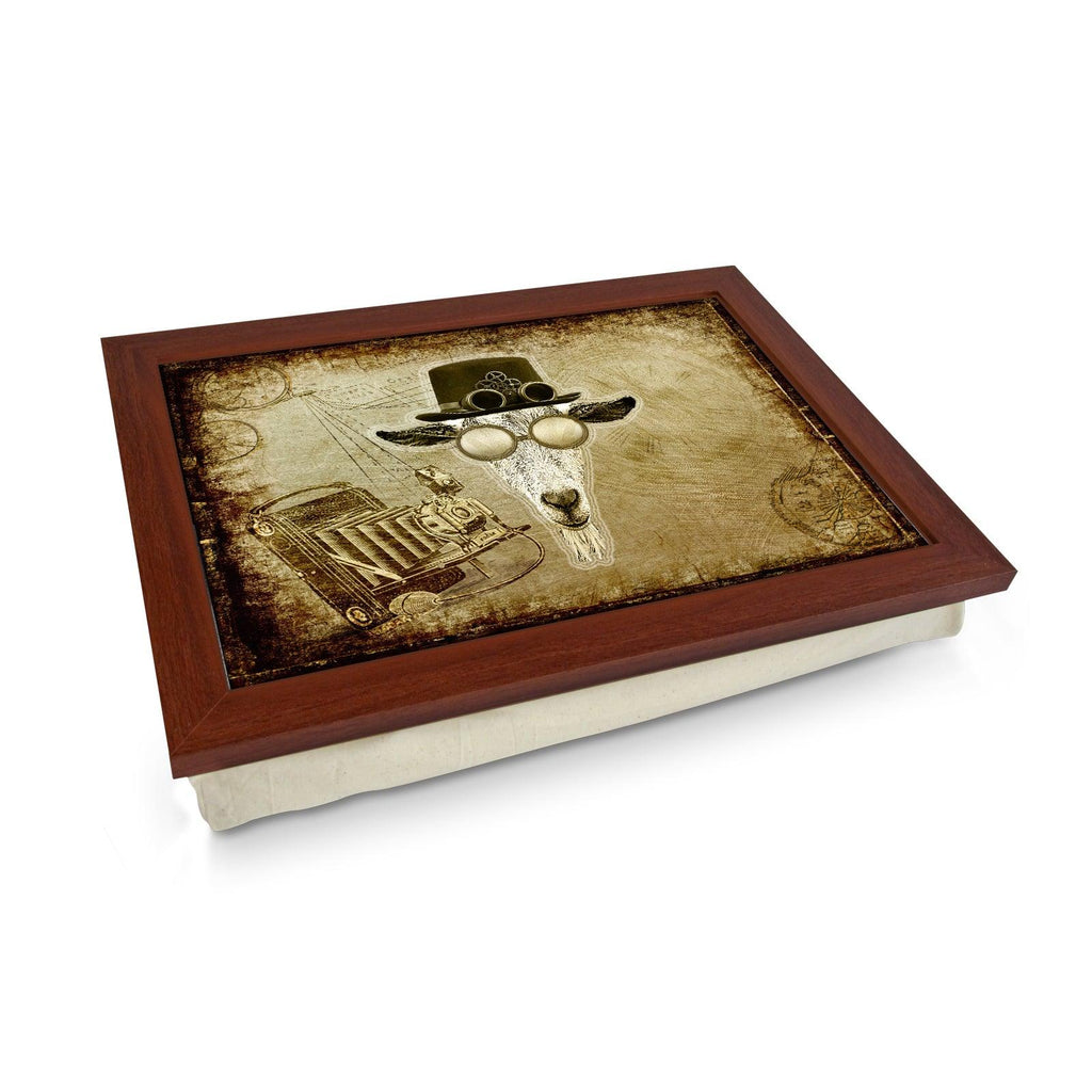 Steampunk Goat Lap Tray - L1004 Personalised Lap Trays